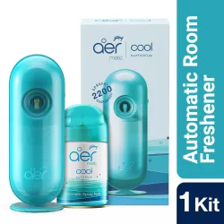 Godrej Aer Matic Room Freshener -Cool Surf Blue Automatic Spray Matic Combi  (210 ml)