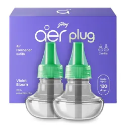Godrej aer Plug Electric Air Freshener 2 Refills (20ml each