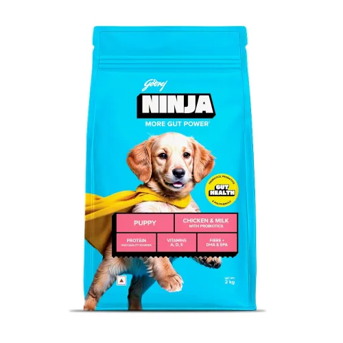 Image of Godrej Ninja Puppy Dry Dog Food, 2 KG