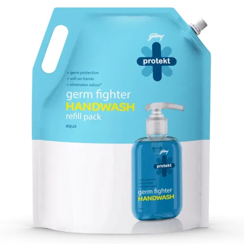 Image of Godrej Protekt Germ Fighter Handwash Refill Pack - 1.5 L