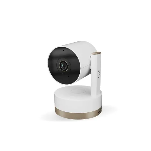 Image of Godrej Security Solutions WiFi 1080p FHD 2MP 360° Viewing Area Security Camera, White