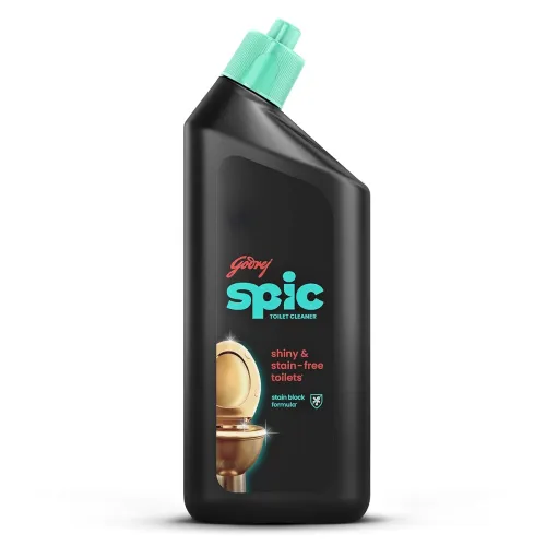 Image of Godrej Spic Toilet Cleaner - 525ml | Disinfectant Toilet Cleaner | Original | Kills 99.9% Germs