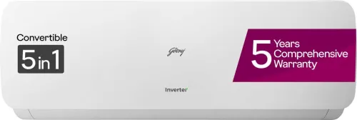 Image of Godrej 2024 Model 0.8 Ton 3 Star Split Inverter Heavy Duty Cooling at Extreme Temperature AC (EI 11NINV3R32 WYE, White)