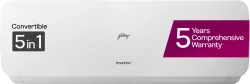 Godrej 2024 Model 0.8 Ton 3 Star Split Inverter Heavy Duty Cooling at Extreme Temperature AC (EI 11NINV3R32 WYE, White)