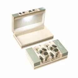 Gold Printed LED Floral Gift Box Glossy Wedding Shagun