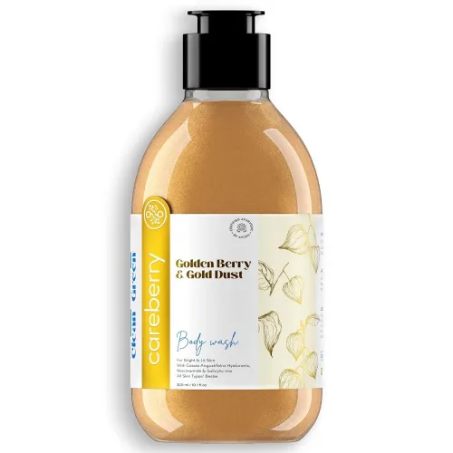 Image of Golden Berry & Gold Dust Brightening Body Wash With Hyaluronic & Niacinamide | Soap-Free, SLS/SLES-Free, pH 5.5 | Vegan 