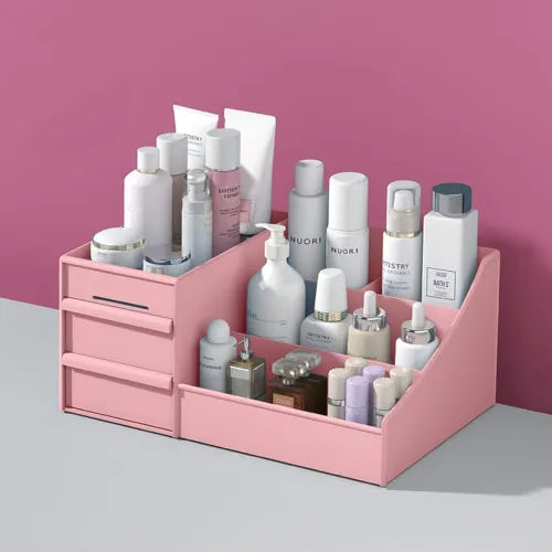 Image of Golden bird Makeup Storage Box 