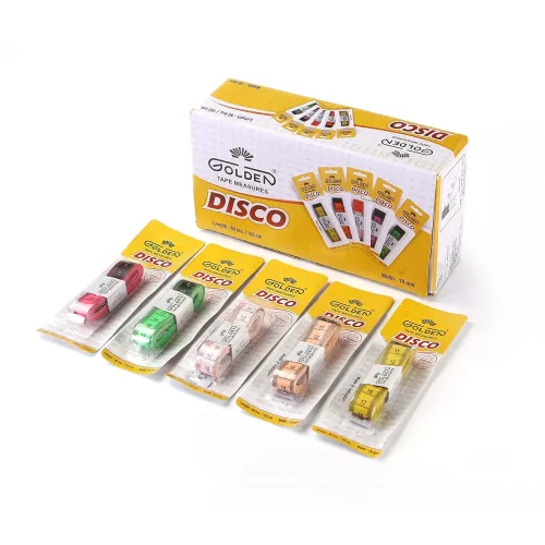 Image of Golden Tailor Tape Measure 1.50 Meter /60 Inches Pack of 5, Premium PVC Fiberglass Disco Measuring Tapes for Body & Clot