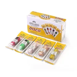 Golden Tailor Tape Measure 1.50 Meter /60 Inches Pack of 5, Premium PVC Fiberglass Disco Measuring Tapes for Body & Clot