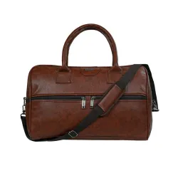 GOLDLINE Men's, Women's Leather Duffle Bags - Large Size (Tan, 50 L)