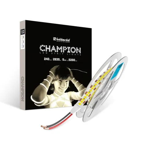 Image of Goldmedal Champion 42W (5 Meter) LED Strip Light | IP20 Indoor LED Strip Light for Home & Office | Suitable for False Ce