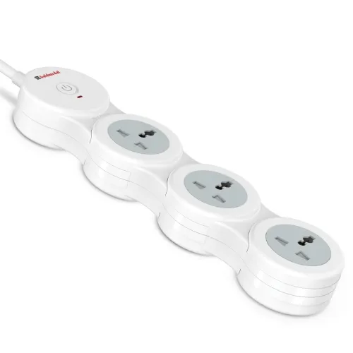 Image of Goldmedal Caterpillar 3+1 Power Strip (White) – Pack of 1