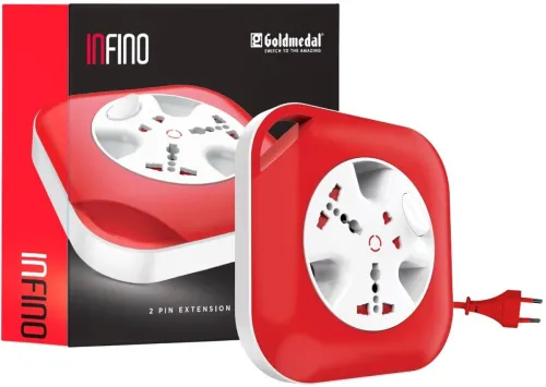 Image of Goldmedal Infino 3 Socket Extension Boards (White, 5 m)