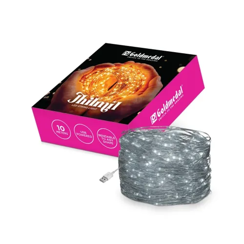 Image of Goldmedal Jhilmil 5V 10 Meter Led String Light 