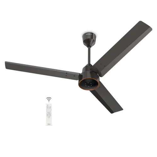 Image of Goldmedal ORYZO BLDC 1200mm BEE Certified 5 Star Rated Ceiling Fan For Home and Office | Remote Control | Anti Dust | Sm