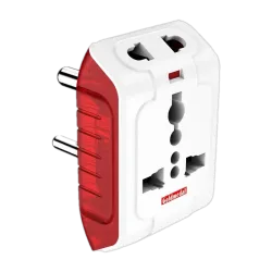 Goldmedal Spice Multi Plug | Travel Adaptor | 1 Socket Extension Boards (Multicolor, 0 m)