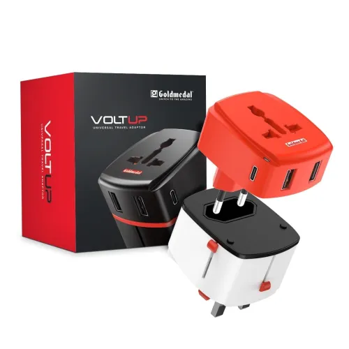 Image of Goldmedal Voltup Universal Travel Adapter with USB Ports