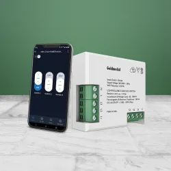 Goldmedal WiFi 3 Node Smart Switch |Compatible with Alexa,Google Assistant|No Hub Required |Home Automation|(White)