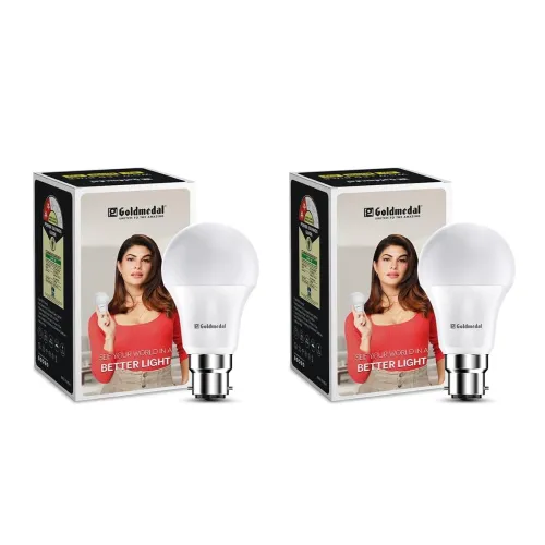 Image of Goldmedal WOW 18W B22 Base LED Bulb For Home & Office | 230 Degree Light Coverage | 4kV Surge Protection | High Voltage 
