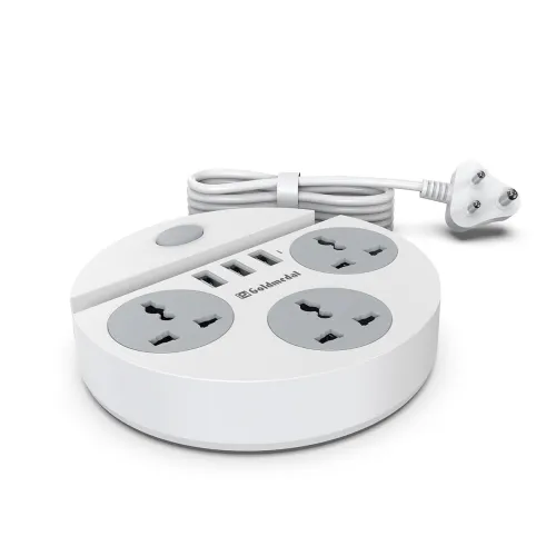 Image of Goldmedal Zippo 1.5m Extension Cord with 3 Sockets & 3 USB Ports