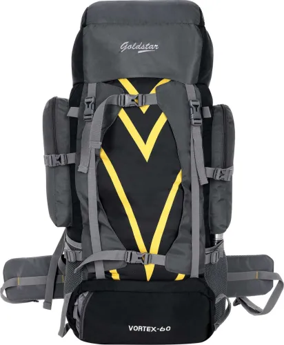 Image of Goldstar GOLD STAR 4-BK-Trekking Bag Hiking Backpack Travel Rucksack - 60 L Rucksack Rucksack - 60 L (Grey)