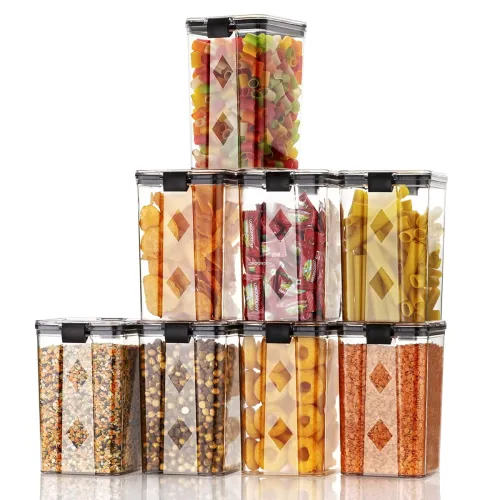 Image of GOLWYN Air Tight Containers For Kitchen Storage Set (Set Of 8)