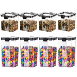 GOLWYN Air Tight Containers For Kitchen Storage Set, Plastic Boxes For Storage, Kitchen Organizer & Kitchen Accessories 