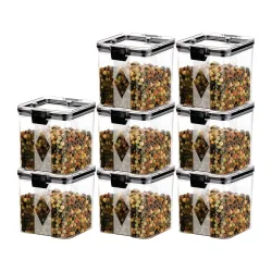 GOLWYN Plastic Kitchen Containers (Set 8)