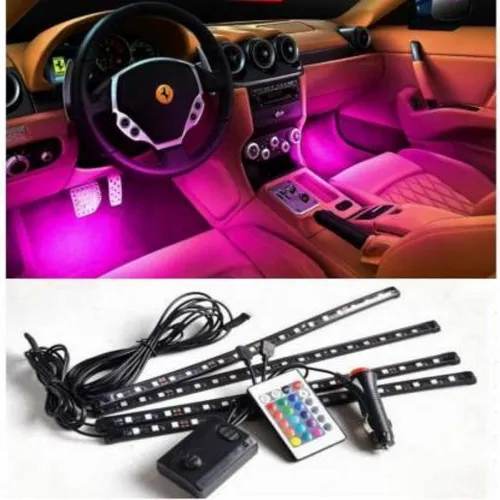 Image of Gomechanic Atmosphere Lights with 12x4 LED Strip Light 48 LEDs