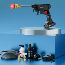 GoMechanic Cordless Pressure Washer | High Pressure Car Washer Pump for Cleaning & Bike Washing |
