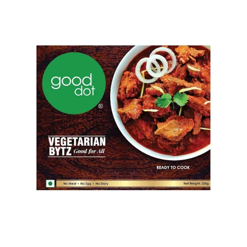 Image of GoodDot Vegetarian Bytz - Ready to Cook | Plant Based Meat, Vegetarian & Vegan Friendly, Ready Masala, Indian Spice Mix