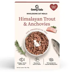 Goofy Tails Himalayan Trout & Anchovies Cat Food 210g