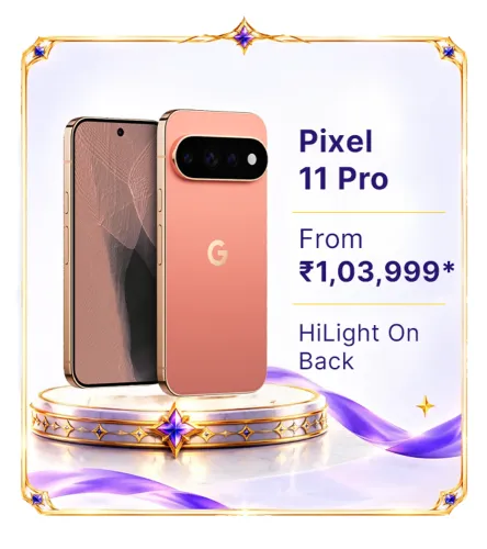 Image of Google Pixel 11 Pro @ ₹1,03,999 on Flipkart Big Billion Days Sale