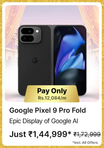Image of Google Pixel 9 Pro Fold on Flipkart Big Billion Days Sale