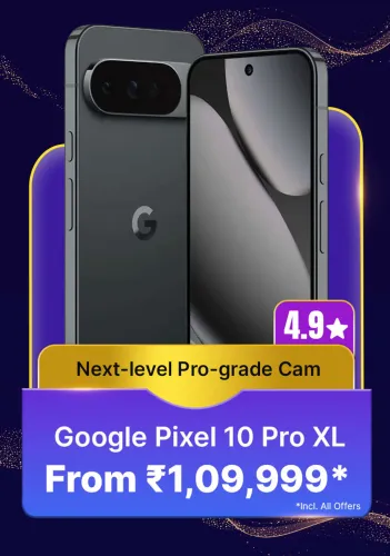 Image of Google Pixel 10 Pro @ ₹1,09,999 on Flipkart big Billion Days Sale