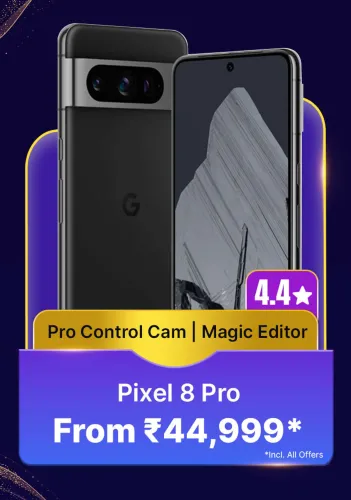 Image of Google Pixel 8 Pro @ ₹59999 on Flipkart big Billion Days Sale