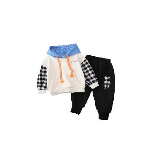 Image of Googo Gaaga Boys Cotton Checkered Track Suit Clothing Set