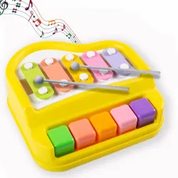 Gooyo 1503 2 in 1 Mini Piano and Xylophone Toy