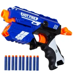 Gooyo GY-7043 Blaze Storm Toy Gun with 5 Foam Bullets & 5 Suction Dart Bullets