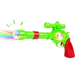 Gooyo GY938 3D Projection Toy Gun (Battery Operated, Green, Light & Sound Effects)