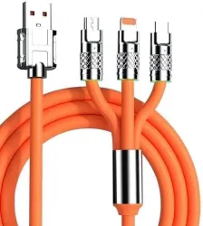 gophone 3-in-1 Fast Charging Cable (6A, 1m)