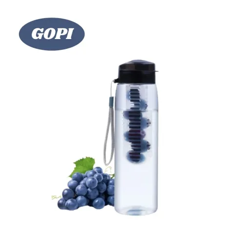 Image of GOPI Infuse Plastic Water Bottle with Infuser Chamber 800ml
