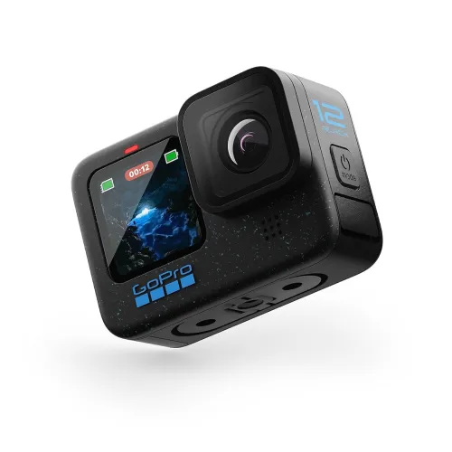 Image of GoPro HERO12 Waterproof Action Camera with Front & Rear LCD Screens