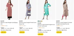 GoSriKi Women kurta set at minimum 86% Discount
