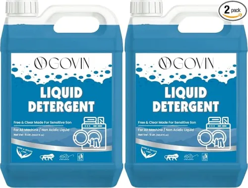 Image of GOVIN WASH Liquid Detergent for Washing Machine, Blue - Pack of 2