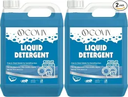 GOVIN WASH Liquid Detergent for Washing Machine, Blue - Pack of 2