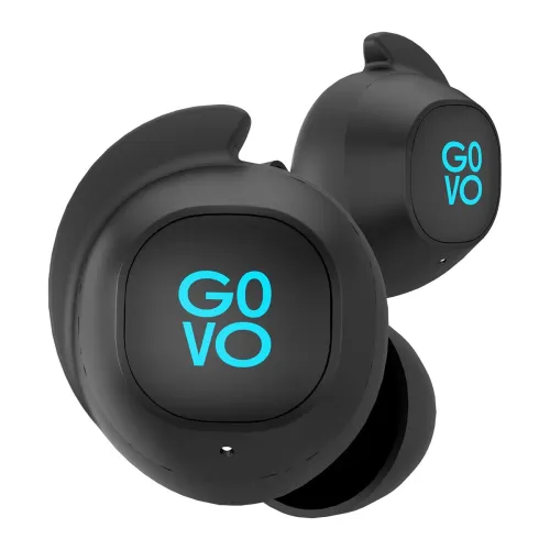 Image of GOVO GOBUDS 920 Truly Wireless in Ear Earbuds with Mic, 30H Playtime, Fast Charging,IPX5 Water Resistant, Dual Pairing, 
