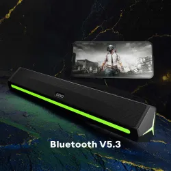 GOVO GOSURROUND 350 | 2000 mAh Battery 25 W Bluetooth Speaker (Platinum Black, 2.0 Channel)