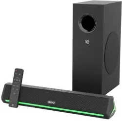 GOVO Gosurround 600 90 W Bluetooth Soundbar (Platinum Black, 2.1 Channel)