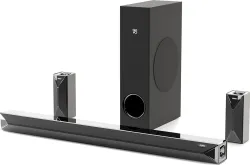 GOVO Gosurround 955 pro 320 W Bluetooth Soundbar  (Platinum Black, 5.1 Channel)